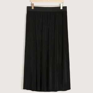 BNWT Fortuny Black Pleated Skirt